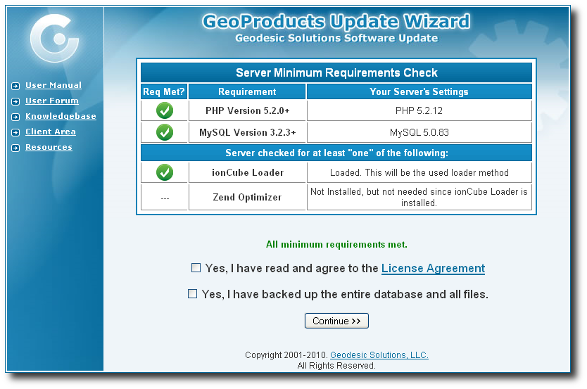 Browser portion update page